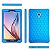 Fintie Silicone Case for Samsung Galaxy Tab A 8.0 2017 Model T380/T385, Light Weight Shock Proof Silicone Cover [Anti Slip] [Kids Friendly] for Galaxy Tab A 8.0 Inch SM-T380/T385 2017 Release, Blue