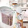 AS-Kitchen-Cereal-Containers-Storage-Set-of-4X-4L-Airtight-Container-with-Lid-Labels-Chalk-Pen-Pantry-Storage-Plastic-Containers-Flour-Storage-Container-Pet-Food-Storage-Containers-Dispenser A&S Kitchen Cereal Storage Containers Set of 4x 4L Airtight Container with Lid, Labels, Chalk Pen. Pantry Storage…