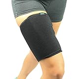 Thigh Wrap by Vive - Pulled Hamstring Strain Support for Injury - Torn Hamstring Brace for Tendinitis, Leg Pain, Muscle Pull or Strain, Soreness - Neoprene Compression Sleeve