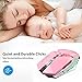 TENMOS T12 Wireless Gaming Mouse Rechargeable, 2.4G Silent Optical Wireless Computer Mice with Changeable LED Light Compatible with Laptop PC, 7 Buttons, 3 Adjustable DPI (Pink)thumb 2