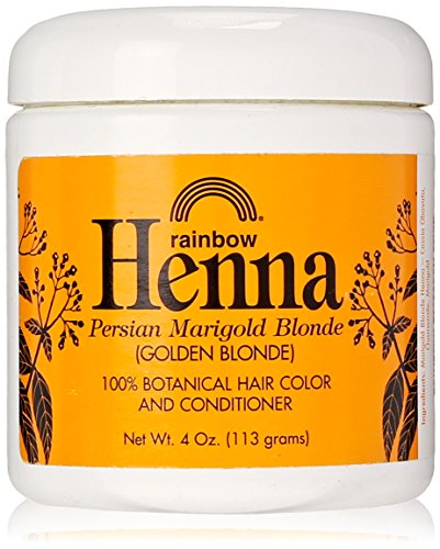 Rainbow ResearchHenna Hair Color and Conditioner, Persian Marigold Blonde/Golden Blonde, 4 Ounce