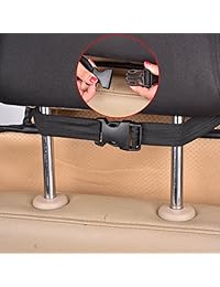 CAR PASS Delux Sideless   Funda universal para asiento de coche (1 juego), Negro y rojo