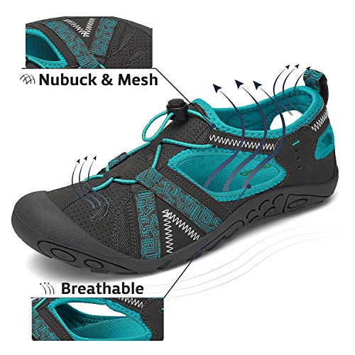 Women's Sport Hiking Sandals Closed Toe Sandals Anti Collision Summer