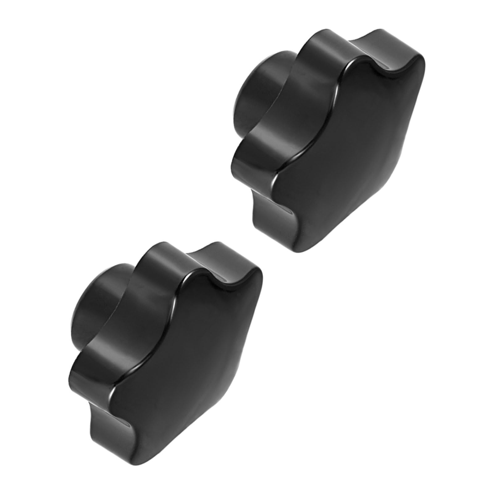 CoCud Star Knob, 50mm Diameter M12, Plastic Head Female Clamping Handle Screw-On Threaded Knob Grip - (Applications: for Mechanical Equipment), 2-Pieces
