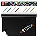 ARTEZA Black Chalkboard Peel and Stick Wall Sticker, 16 Feet x 17.7 Inches