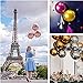 Glanzzeit 4D Balloons All Round Foil Balloons Bride Baby Shower Wedding Birthday Party Prom Helium Balloons Decoration, Pack of 4 (Rose Gold)