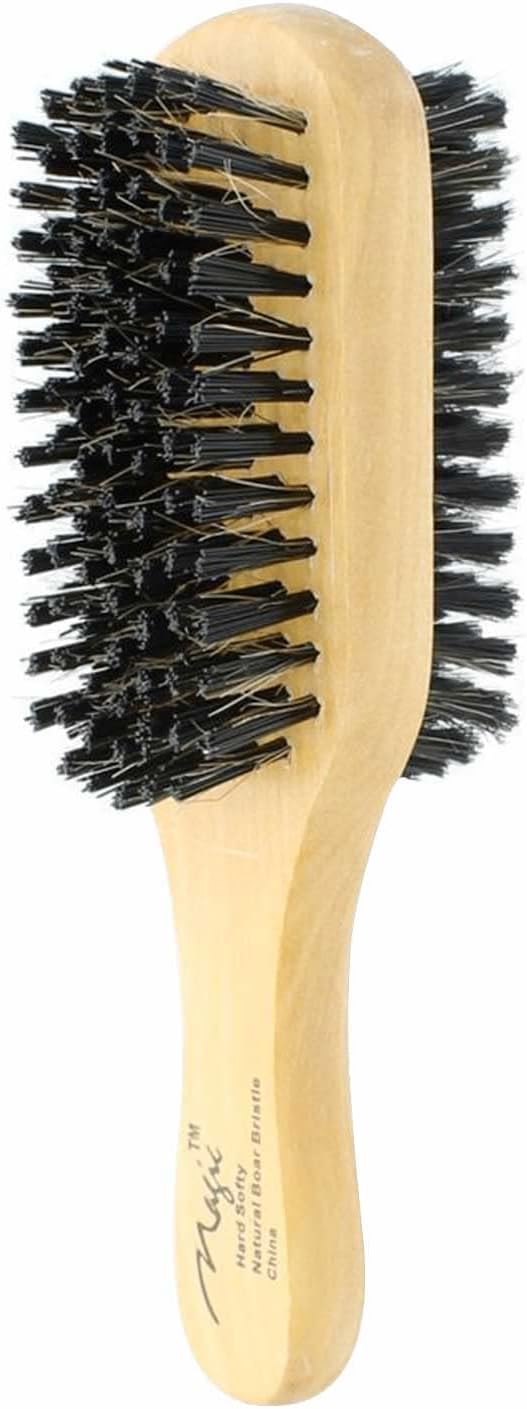 Magic Collection Hard Soft Club Brush Natural Wood Handle Boar Bristle #7714