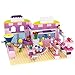 COGO Dream Girls House Building Bricks Blocks Playset Kits Birthday Gift Preschool Toys for Girls Age 6 Years Old Ice Cream Shop Dessert Store CG4513