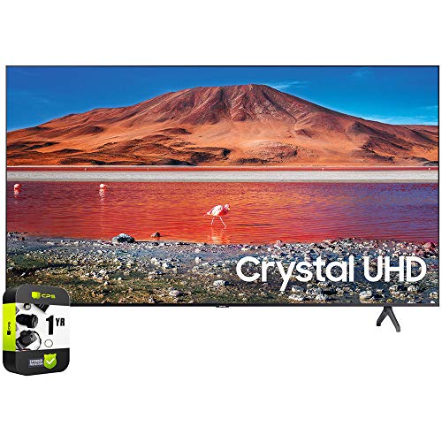 SAMSUNG UN70TU7000FXZA 70 inch 4K Ultra HD Smart LED TV Bundle with CPS Enhanced Protection Pack