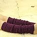 Oksale Women Warm Soft Crochet Knitted Boot Cover Cuff Leg Warmers (Purple)