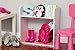 IRIS 2-Tier Tilted Shelf Book Rack, Pink and White