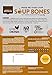 Rachael Ray Nutrish Soup Bones Dog Treats, Real Chicken & Veggies Flavor, 3 Bones, 6.3 Ounces