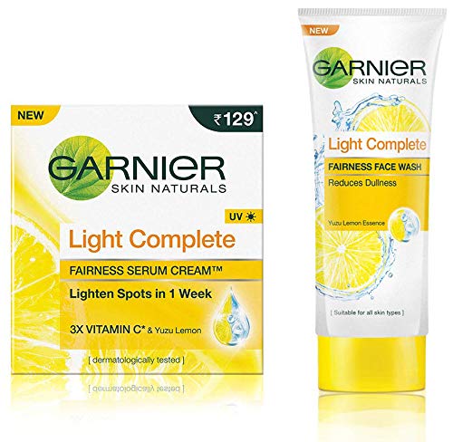 garnier light face cream