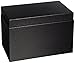 Buddy Products 5 x 8 Inch Index Card File, Steel, 5 x 5.75 x 8.5 Inches, Black (0558-4)