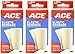 ACE Elastic Bandage with Hook Closure, 4 Inches Wide, Pack of 3 – Adjustable Compression Wraps for Injury Support and Recovery