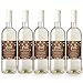 Printed Party Marriage Milestones, Rustic Wedding Firsts, 5 Wine Bottle Labels