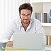 Success Eyewear Reading Glasses 3 Pair Stylish Color Readers Fashion Glasses for Reading Men & Women Set of Black, Navy, and Green 1.75