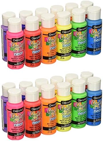 DecoArt Acrylic 2 oz 12 Count Brights Craft Paint Value Pack (Вundlе оf Тwо)