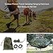 Camping Hammock for Single/Double Person with Mosquito Net 8 Feet Camouflage Bug-Free Parachute Fabric Tree Mesh Hammock Portable Outdoor Camping Sleep Set with Steel Bucklethumb 4