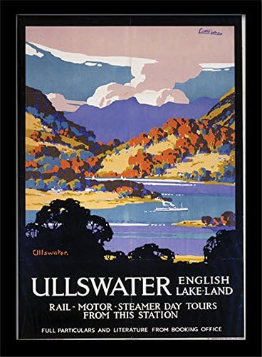 National Railway Museum Ullswater Framed 30 x 40cm Print, MDF, Multi-Colour, 42 x 32 x 2.4 cm