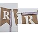 FQTANJU 8 Pcs/Set MR and MRS Burlap Banner, Wedding Hanging Banner for Wedding Photo Props, Table or Backdrop Decorations