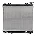 Klimoto Radiator | Compatible with 2005-2012 Dodge Dakota 2006-2009 Mitsubishi Raider 2011-2011 Ram Dakota