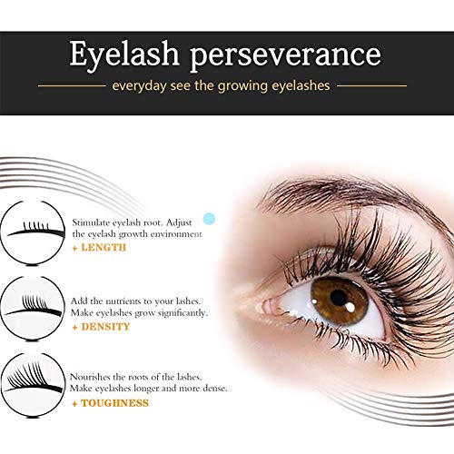 Bestidy Eyelash Growth Serum,Natural Brow Lash Enhancer(5ML),Nourish Damaged Lashes and Boost Rapid Growth for Any Kind of Lash and Brow Thick Looking Lashes and Eyebrows