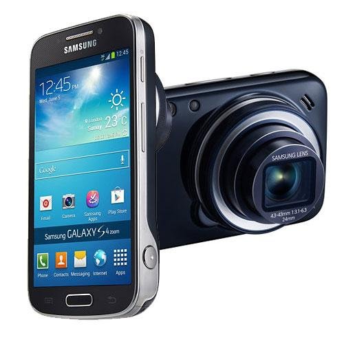 Samsung Galaxy S4 Zoom SM-C105L Black Factory Unlocked Smartphone