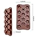 Maxdot 6 Pieces Silicone Chocolate Mold Cake Cookie Mould Candy Baking Mold for Baking Cake DIY Supplies