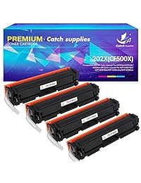 Catch Supplies cartuchos de tóner HP 410 X  negro CF410X, cian CF411X, amarillo CF412X, magenta CF413X   funciona con HP LaserJet Pro M452dn, M452dw, M452nw, MFP M477fdn, MFP M477fdw, MFP M477fnw., 5PK   2BK,C,M,Y