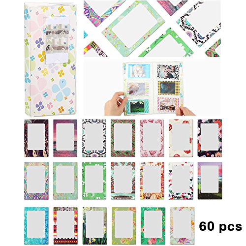 Katia Photo Album Film Sticker Bundle Set for HP Sprocket Portable Photo Printer/Polaroid ZIP Mobile Printer/Polaroid Snap Instant Digital Camera with 84 Pockets Photo Album/60 Pcs Stickers - Thumbnail 7