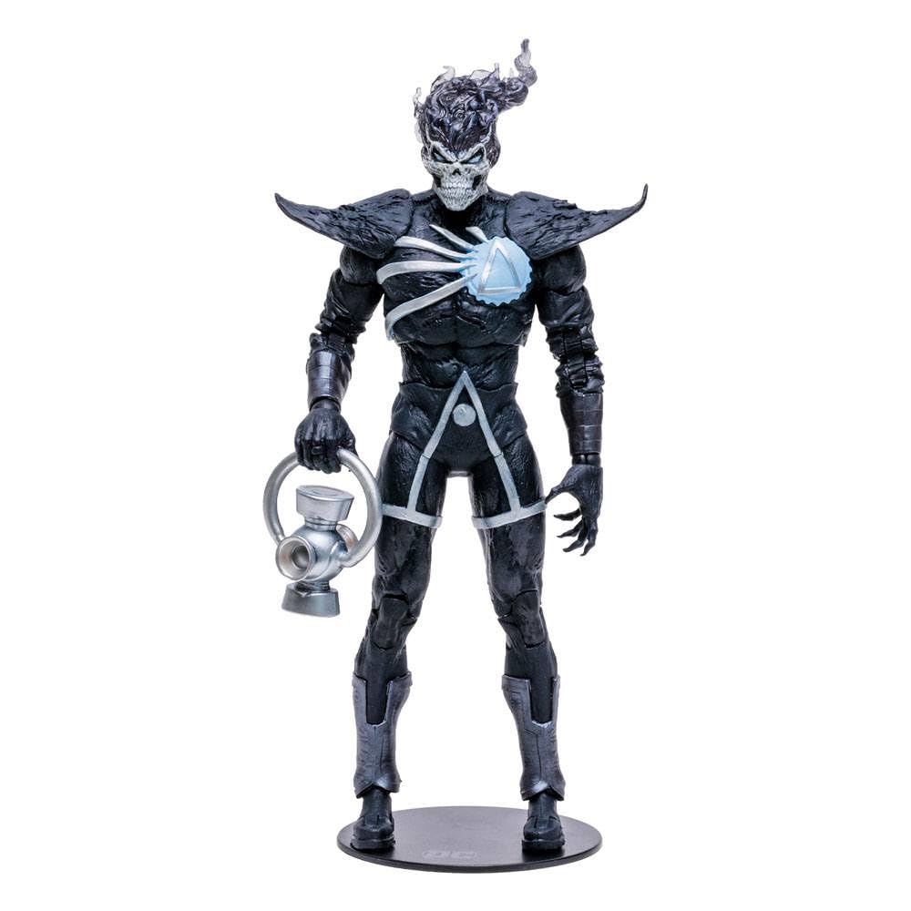 McFarlane Toys, 7-Inch DC Blackest Night Deathstorm Action Figure with 22 Moving Parts, Collectible DC Figure with Unique Collectible Character Card – Ages 12+