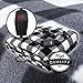 Zento Deals Premium Quality Vehicle Electric Heated Blanket Black and White - 12 Volt Heated Travel Blanket