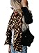 Huiyuzhi Womens Casual Warm Color Block Plaid Blanket Scarf Gorgeous Wrap Shawl (One Size, A-Leopard-black)