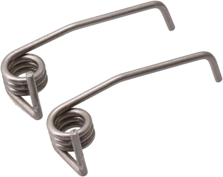 RDEXP 3.3x0.57x1.4cm Chrome Metal Refrigerator Divider French Door Spring Pin Replaces DA61-08314A Set of 2
