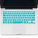 Kuzy Metallic Keyboard Cover for MacBook Pro and MacBook Air, Aqua (KZYKbScMulti131517MtAq)