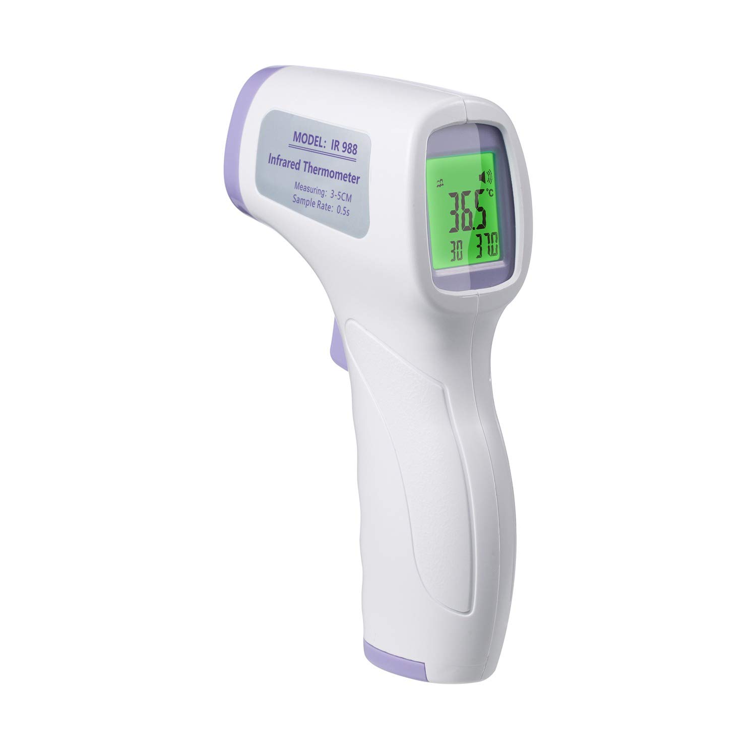 Forehead Thermometer for Adults, Kids, or Baby Non Contact No Touch Digital Infrared for Fever Medical Home Use Instant Reading with Fever Alarm: Industrial & Scientific