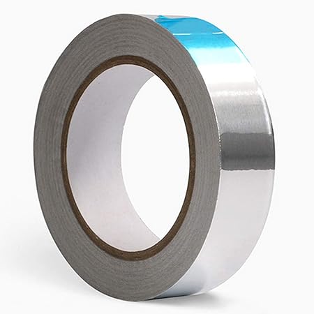 Xinlie Aluminiumband Hitzebeständig Aluminiumklebebänder Aluband Selbstklebend Alu-Klebeband Aluminium Klebeband zum Abdichte