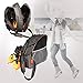TRUE BORN Skate Bag - Ice Skating, Inline, Ski, Snowboard Boot, Sports - Adults, Men, Women, Kids - Premium Bag for Sports Equipment (Black with red Trim)