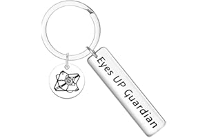 MTYCTWED Eyes UP Guardian Keychain Electronic Games Fans Keychain Gift for Video Gamer Inspiration Gift Electronic Games loves Gift