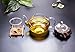 Beylor Clear Glass Teapot Heat Resistant Teapots 1000 ml /33 oz with Infuser for Tea Leaf Loose Tea (1000ml)