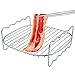 7 Inches Deep Fry Cooling Rack Stainless Steel Wire Cooking Steamer Holder Kitchen Kettle Instant Pot Accessories (Air Fryer Rack)