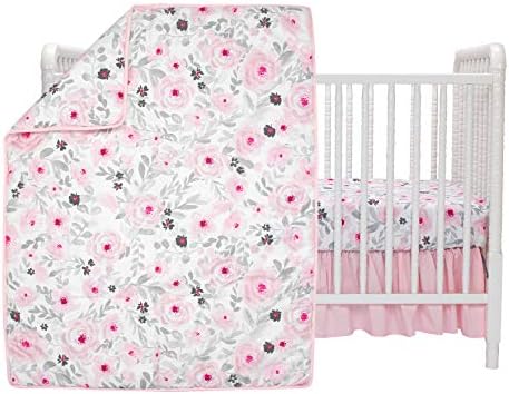 floral cot bedding set