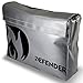 Defender Fireproof and Water Resistant Bag | Silicone Coated Fiberglass Non-Itchy | Double Closure to Keep Valuables Protected | 11x15x4 Size for Legal Documents, Currency, Jewelry, Etc.