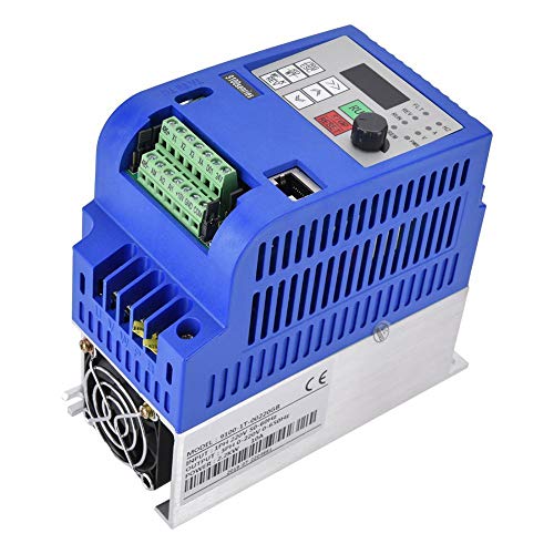 Jadpes Vector Motor Inverter Speeds Regulator,AC220V 2.2KW Single Phase to 3 Phase Motor Drive VFD Frequency Speeds Controller for Adjustable Variable Frequency Drive - Thumbnail 6