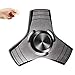 Fidget Spinner High Speed Stainless Steel Bearing Finger spinner Hand spinners fidget Toy for Adults Kids for Relieving Stress Anxiety ADHD Focus Boredom (Black)