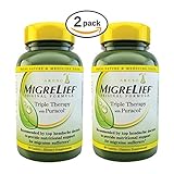 Migrelief Original Formula, Triple Therapy with Puracol, 60-Caplets (Pack of 2)
