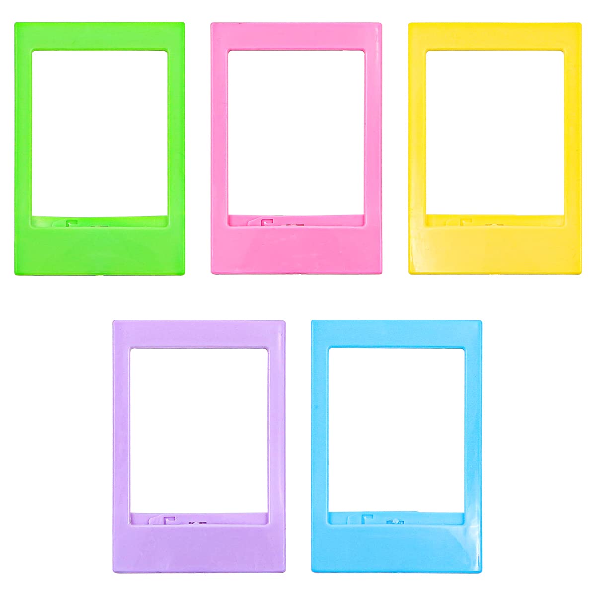 Hsthe Sea 5PCS Mini Photo Frame for Instant Print Camera Compatible with Fujifilm Instax Mini 11 9 8 70 7s 90 26 Instant Camera 5 Colors -3inch
