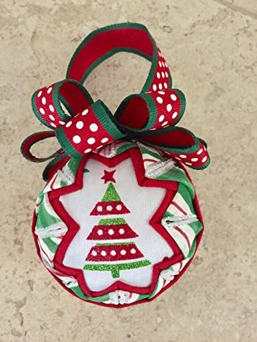Oh Christmas Tree quilted ornament