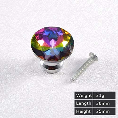 Hi5 30mm Crystal Door Knobs Kitchen Cabinet Knobs And Handles
